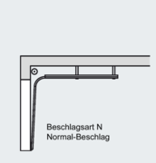 N Beschlag Sektionaltor